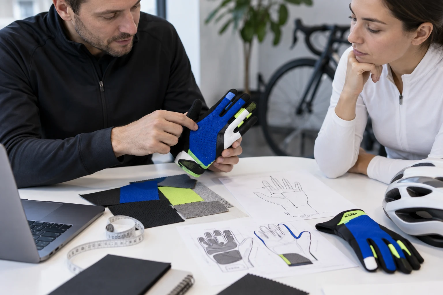 Custom Cycling Gloves planning review