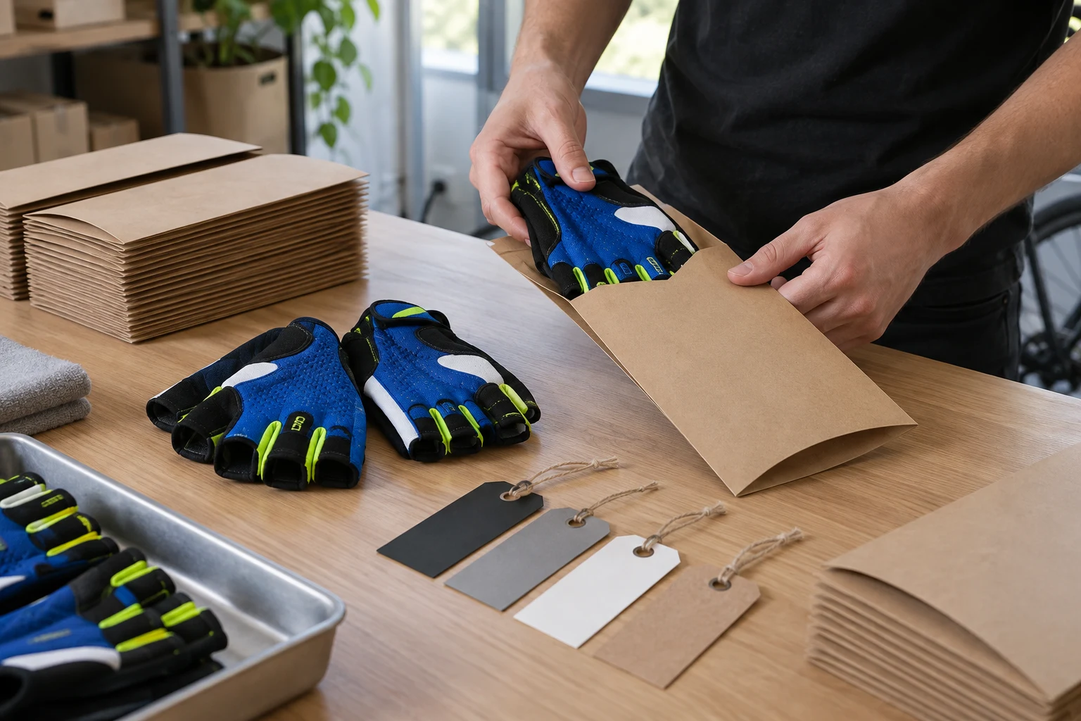 Deliver for Custom Cycling Gloves