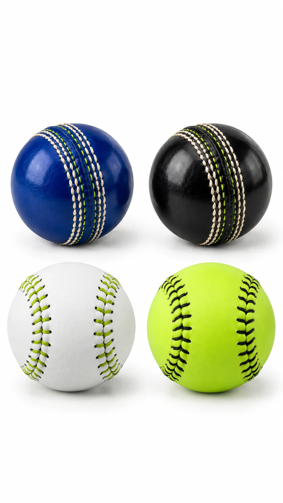 Cricket & softball range for Custom Sports Balls